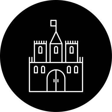 Kale Vektörü Sembol Tasarımı 