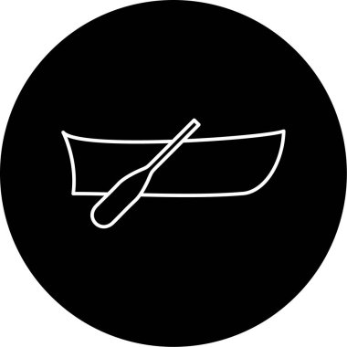 Tekne Vektörü Şekil Simgesi Tasarımı 
