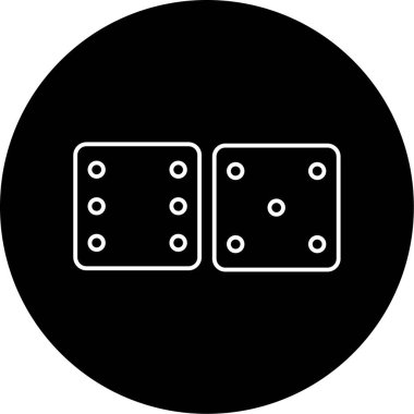 Zar Vektörü Kabartma Simgesi Tasarımı 