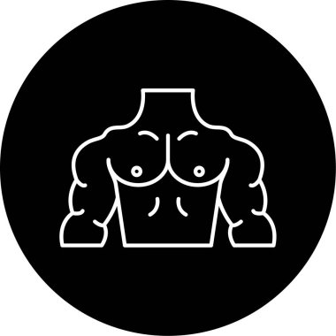 Göğüs Vektörü Simgesi Tasarımı