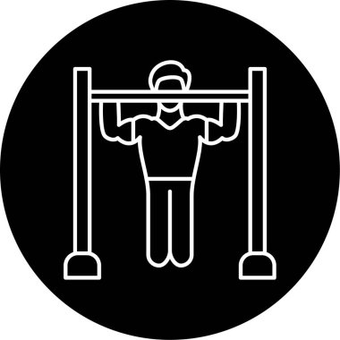 Vücut Ağırlığı Vektörü Kabartma Simgesi Tasarımı