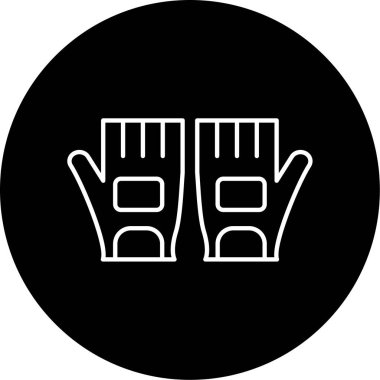 Jimnastik Eldiveni Vektör Sembol Tasarımı