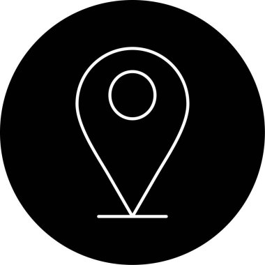 Harita Pin Vektör Sembol Tasarımı 