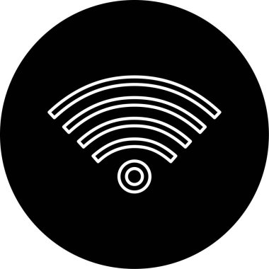 Bağlı Vektör Şekil Simgesi Tasarımı 