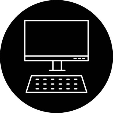 Bilgisayar Vektörü Şekil Simgesi Tasarımı 