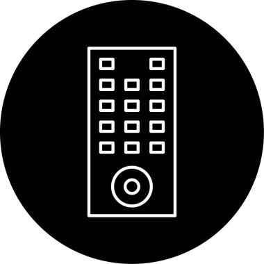 Uzaktan Erişim Vektörü Kabartma Simgesi Tasarımı