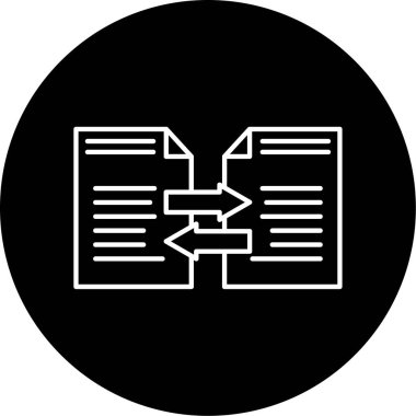 Dosya Aktarım Vektörü Kabartma Simgesi Tasarımı