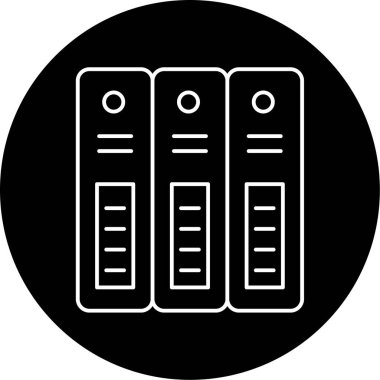 Arşiv Vektörü Kabartma Simgesi Tasarımı