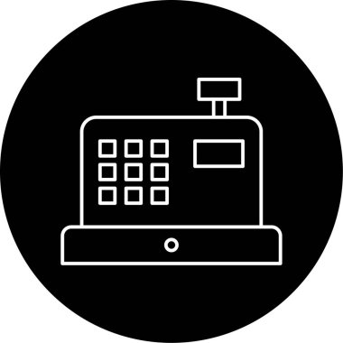 Para Kasası Vektör Sembol Tasarımı 