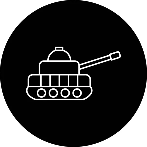 Vector Illustration Tank Icon — стоковый вектор