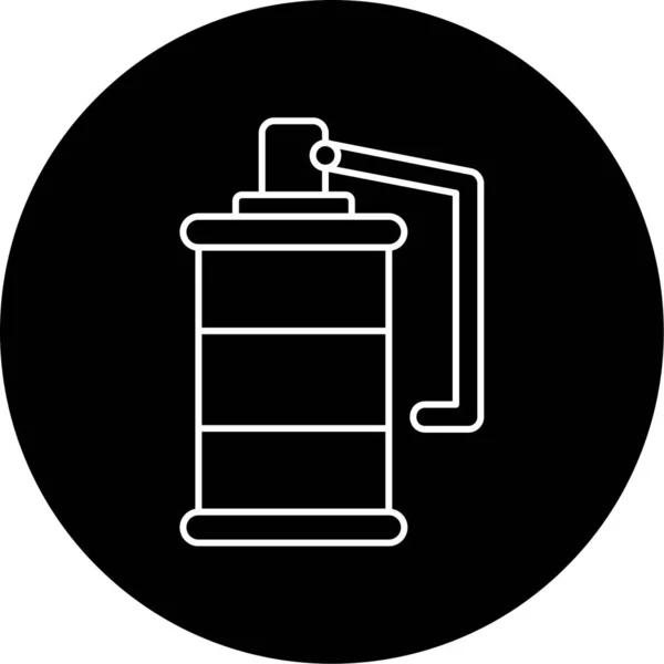 Smoke Grenade Icon Vector Illustration —  Vetores de Stock