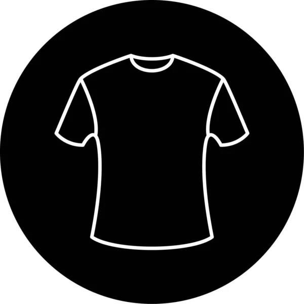 Shirt Vector Glyph Icon Design — Stock Vector
