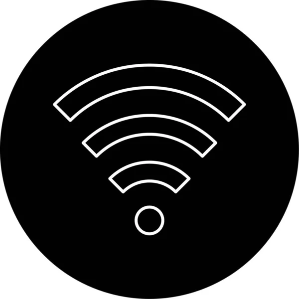 Wifiベクトルグリフアイコンデザイン — ストックベクタ