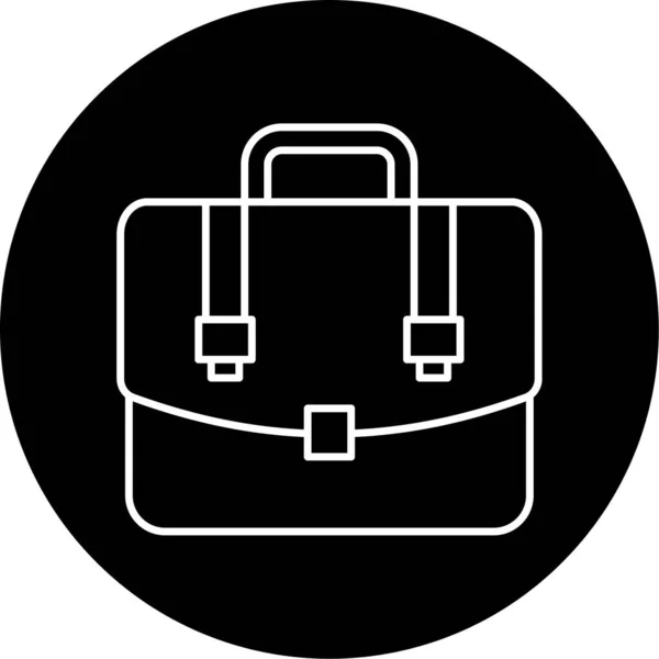 Briefcase Vector Glyph Icon Design — Vetor de Stock