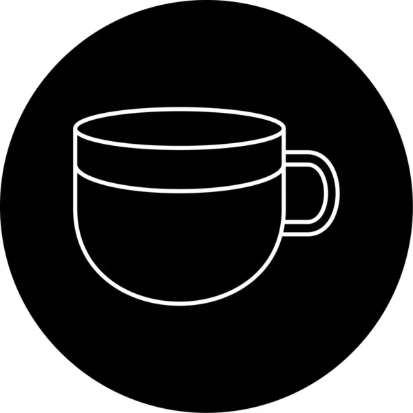 Cup Vector Glyph Icon Design — стоковый вектор