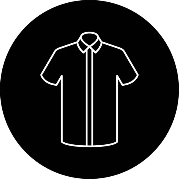 Camisa Sin Mangas Vector Glyph Icon Design — Vector de stock