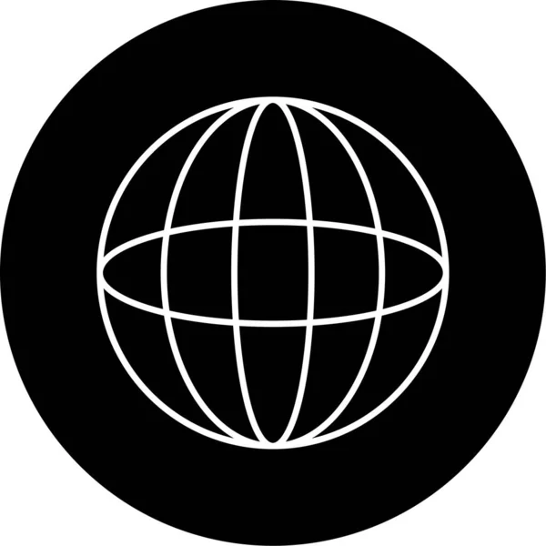 Σχεδίαση Εικονιδίου Διανύσματος Παγκόσμιου Δικτύου — Διανυσματικό Αρχείο