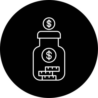 Vektör Kabartma Simgesi Tasarımı Kaydediliyor 