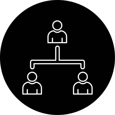 Yönetim Vektörü Kabartma Simgesi Tasarımı