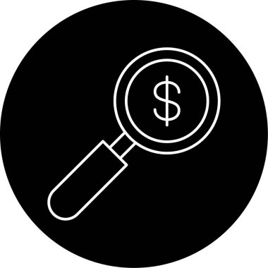 Araştırma Vektörü Kabartma Simgesi Tasarımı 