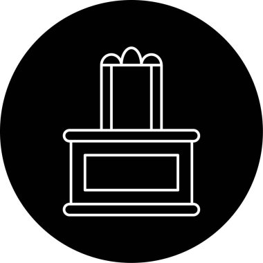 Yargıç Tablo Vektörü Kabartma Simgesi Tasarımı