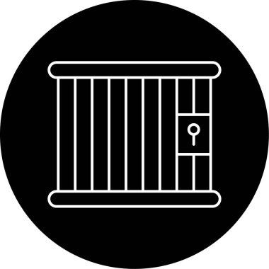 Kafes Vektörü Kabartma Simgesi Tasarımı