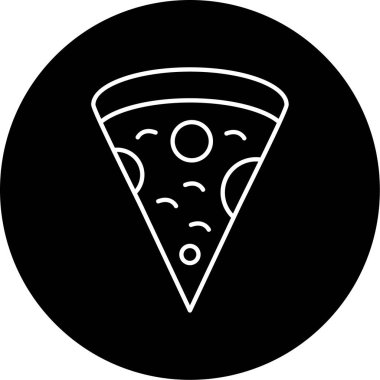 Fast Food Vector Glyph Simge Tasarımı