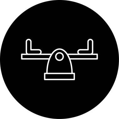 Deniz Testere Vektörü Kabartma Simgesi Tasarımı