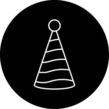 Parti Şapkası Vektör Sembol Tasarımı