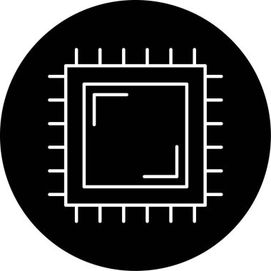 Mikro Çip Vektör Sembol Tasarımı