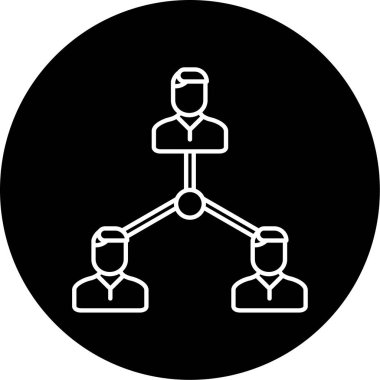 Ağ Vektörü Kabartma Simgesi Tasarımı