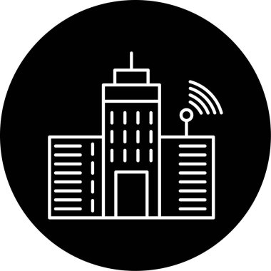 Akıllı Şehir Vektörü Sembol Tasarımı