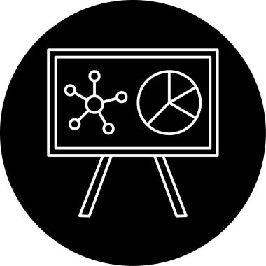 Sunum Vektörü Şekil Simgesi Tasarımı