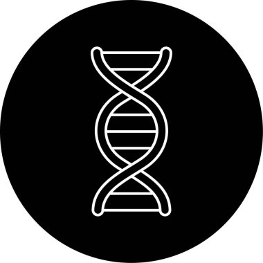 DNA Vektörü Kabartma Simgesi Tasarımı