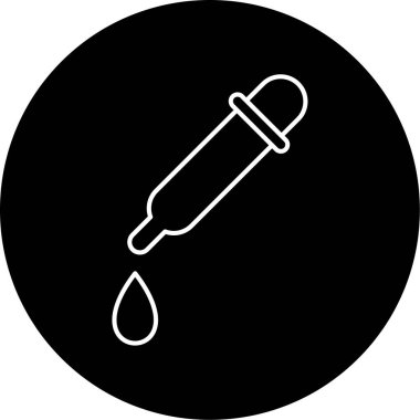  Damlalar Vektör Kabartma Simgesi Tasarımı