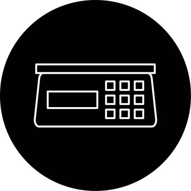 Laboratuvar Boyutu Vektör Kabartma Simgesi Tasarımı