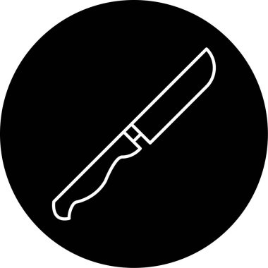 bıçak simgesi vektör illüstrasyonu