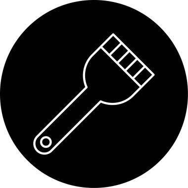 Hamur Fırçası, vektör illüstrasyonu