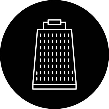 Grater Vektör Şekil Simgesi Tasarımı