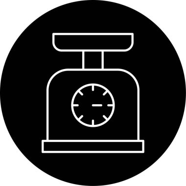 Ağırlık Boyutu Vektör Kabartma Simgesi Tasarımı