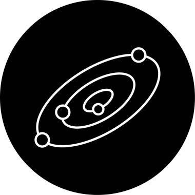 Gezegen simge vektör çizim