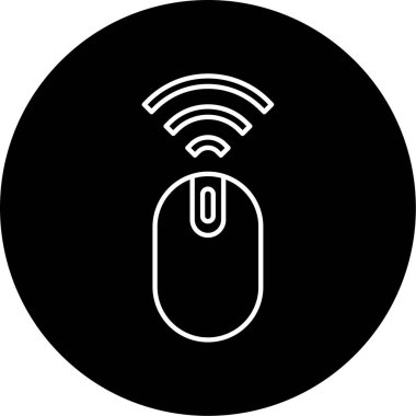 Bilgisayar faresi işaret simgesi. İnce çizgi sembolü. düz vektör illüstrasyonu