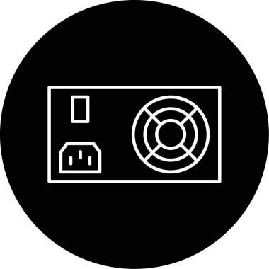  Güç Arzı Vektörü Kabartma Simgesi Tasarımı