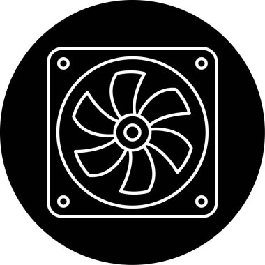 fan simgesi vektör illüstrasyonu