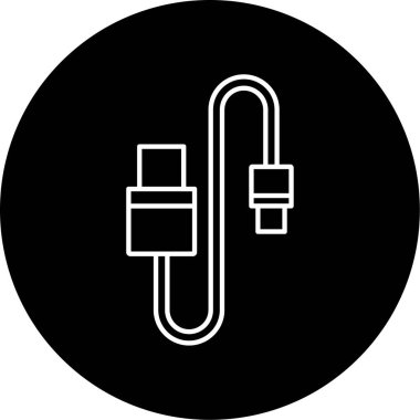 Veri Kablosu Vektör Sembol Tasarımı