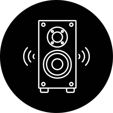 Sözcü Vektörü Simge Tasarımı