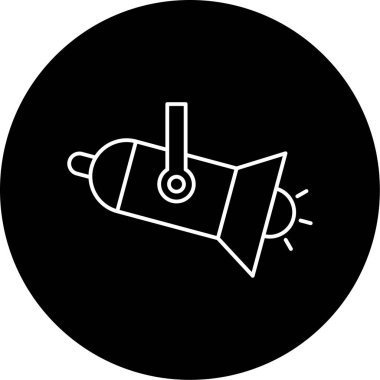 Spot Işık Vektörü Şekil Simgesi Tasarımı