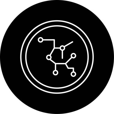 Tren Rotası Vektör Kabartma Simgesi Tasarımı