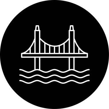 Köprü Vektörü Simgesi Tasarımı