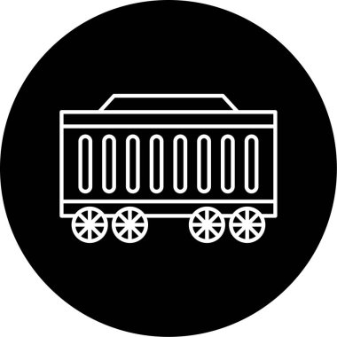 Demiryolu Taşıyıcı Vektör Sembol Tasarımı